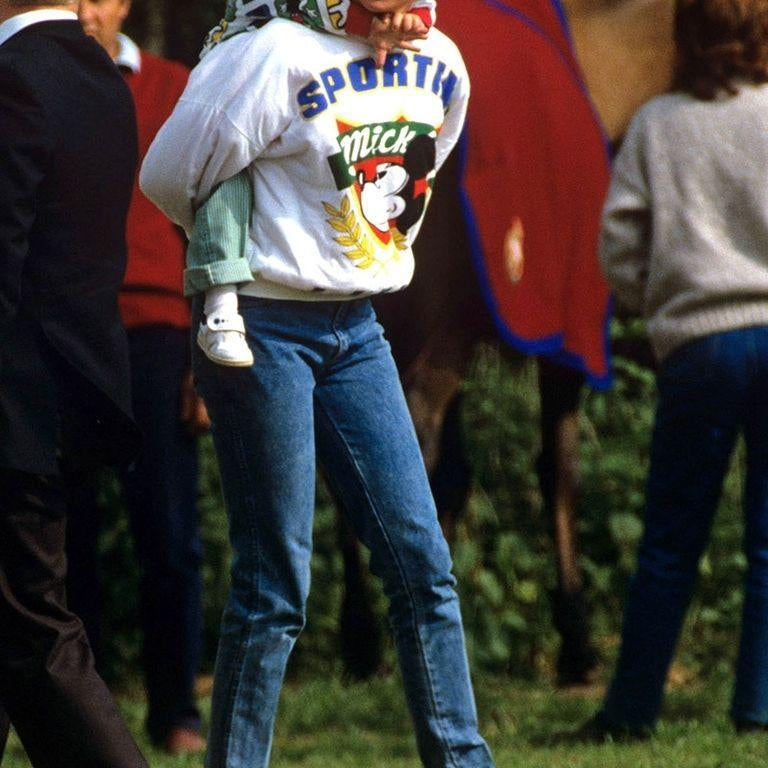 Princess Diana sporty chic style 