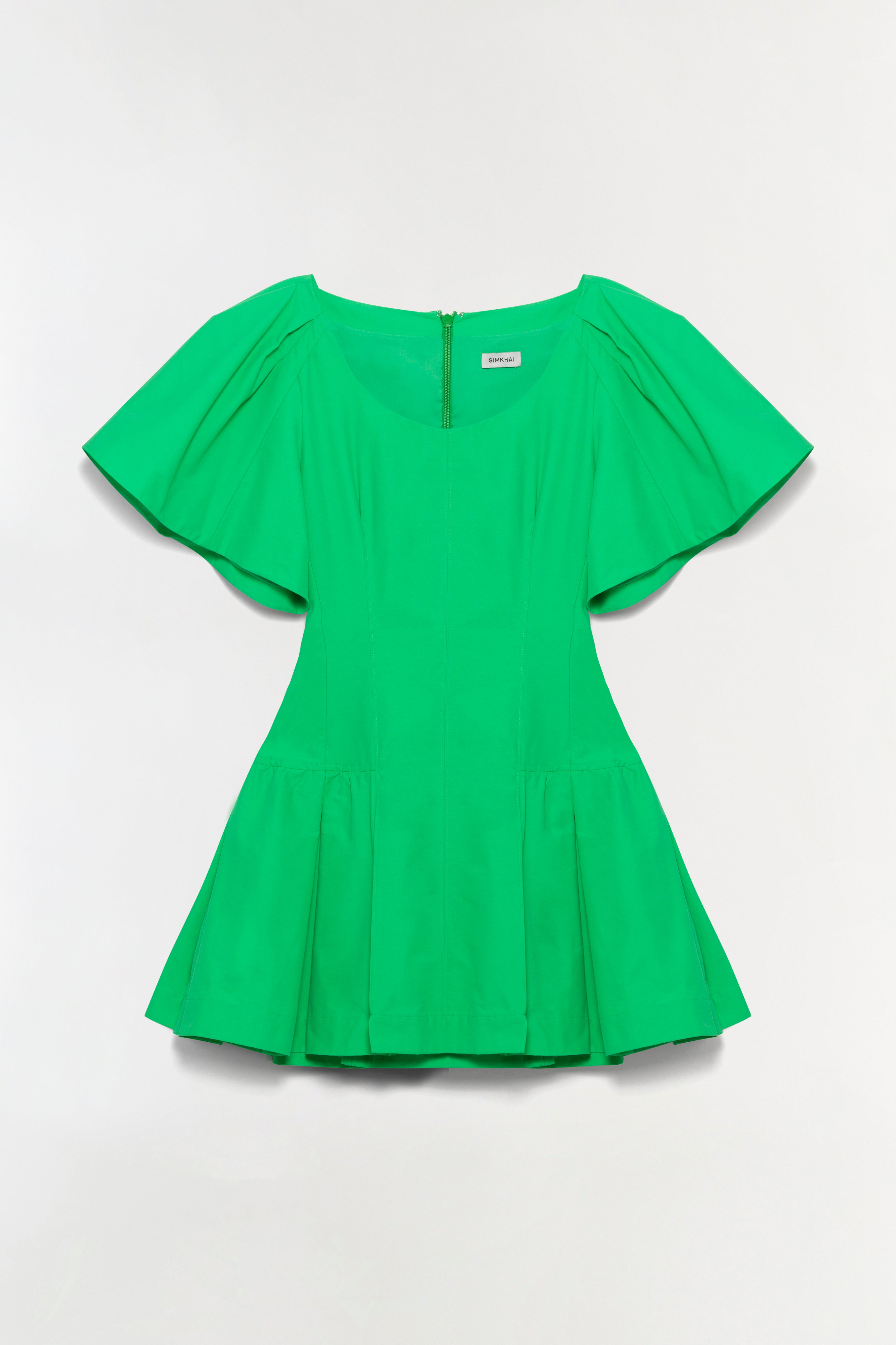 simkhai green dress Simkhai