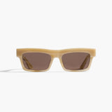KHAITE x Oliver Peoples 1985C in Beige Silk and Brown