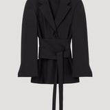 ROHE - Kimono belted blazer | black