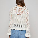L'AGENCE - Solaris Crocheted Cardigan