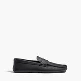 Khaite - Billy Loafer in Black Pebbled Leather