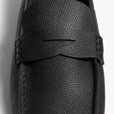 Khaite - Billy Loafer in Black Pebbled Leather