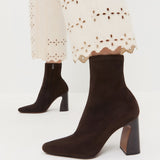 Loeffler Randall - Chloe Brown Suede Ankle Boot
