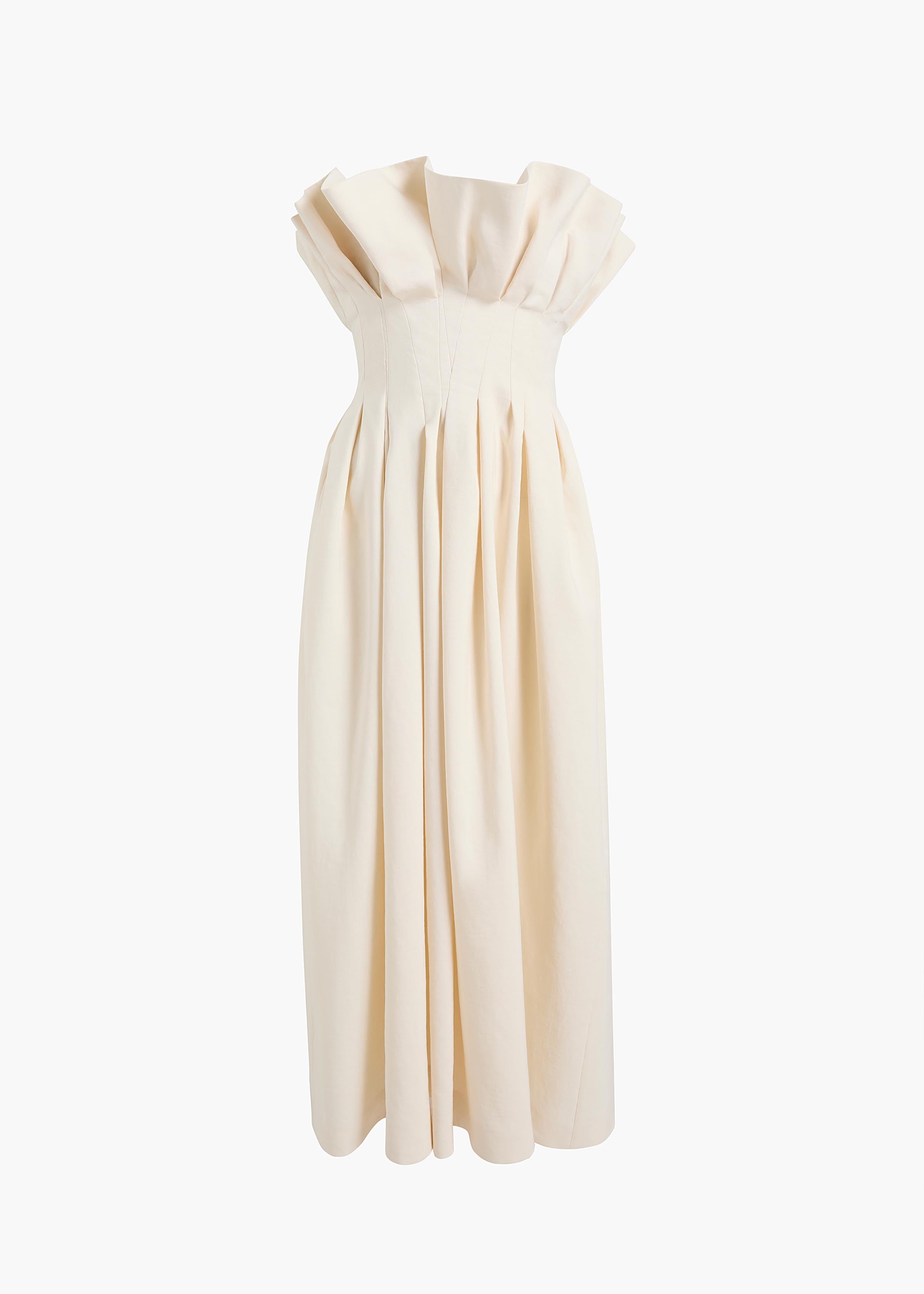 ivory wedding dress flowers A-line Ivory Vivid Flowers Wedding Dress With Unlined Bodice WD476 US12 / White main image 1