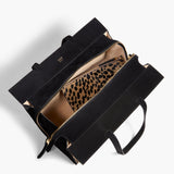 Khaite - Crosby Bag in Hyena Print Haircalf