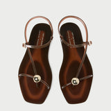 Loeffler Randall - Dana Brown Strappy Jelly Sandal