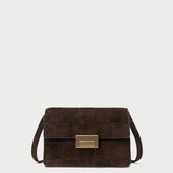 Loeffler Randall - Delphine Brown Suede Shoulder Bag