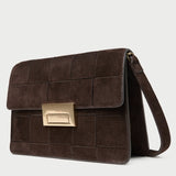 Loeffler Randall - Delphine Brown Suede Shoulder Bag