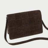 Loeffler Randall - Delphine Brown Suede Shoulder Bag