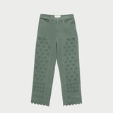 Loeffler Randall - Demi Embroidered Pant