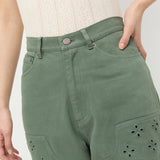 Loeffler Randall - Demi Embroidered Pant