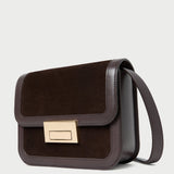 Loeffler Randall - Desi Brown Suede Crossbody