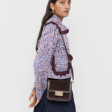 Loeffler Randall - Desi Brown Suede Crossbody