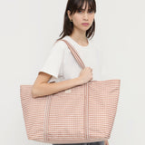 Loeffler Randall - Dina Brown Gingham Travel Tote