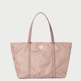 Loeffler Randall - Dina Brown Gingham Travel Tote