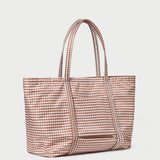Loeffler Randall - Dina Brown Gingham Travel Tote