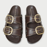 Loeffler Randall - Eve Brown Tulip Two-Band Sandal