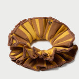 Loeffler Randall - Felice Yellow/Brown Layered Scrunchie