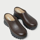 Loeffler Randall - Gemma Brown Leather Lug Mule