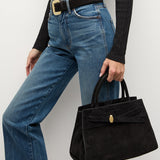 Suede Veronica Beard Dash Bag