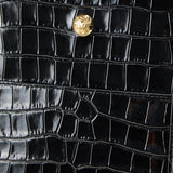 Croc-Embossed Veronica Beard Goody Grand Bag