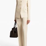 Khaite - Jameson Jacket in Cream