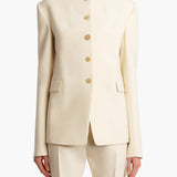Khaite - Jameson Jacket in Cream