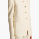 Khaite - Jameson Jacket in Cream