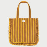 Loeffler Randall - Justine Brown/Yellow Stripe Tote Bag