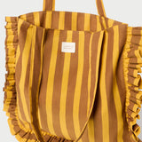 Loeffler Randall - Justine Brown/Yellow Stripe Tote Bag
