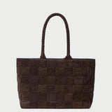 Loeffler Randall - Klara Brown Woven Suede Tote