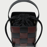 Loeffler Randall - Laith Black/Brown Woven Bucket Bag