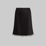 Leset - Barb Lace Slip Skirt