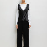 Leset - Barb Lace V Neck Tank