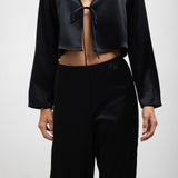 Leset - Barb Long Sleeve Tie Top