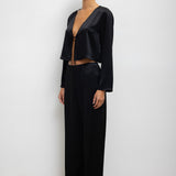 Leset - Barb Long Sleeve Tie Top