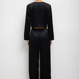 Leset - Barb Long Sleeve Tie Top