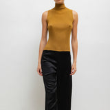 Leset - Blake Rib Sleeveless Turtleneck