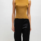 Leset - Blake Rib Sleeveless Turtleneck