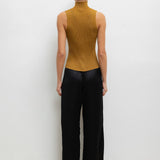 Leset - Blake Rib Sleeveless Turtleneck