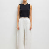 Leset - Pointelle Sleeveless Crew