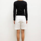 Leset - Pointelle Slim Fit Long Sleeve