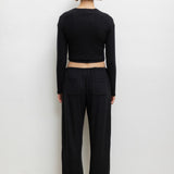 Leset - Lauren Crop Drawstring Pant