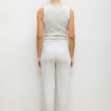 Leset - Pointelle Sleeveless Crew