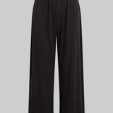 Leset - Pointelle Crop Wide Leg Pant