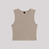 Leset - Pointelle Sleeveless Crew