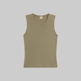 Leset - Pointelle Sleeveless Crew