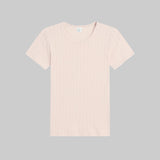 Leset - Pointelle Slim Fit Tee