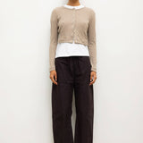 Leset - Pointelle Crop Cardigan